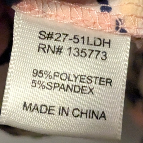 Olivaceous Pink Floral Halter Sundress V Neck with Front Ties Closure Sz. S - Picture 8 of 10